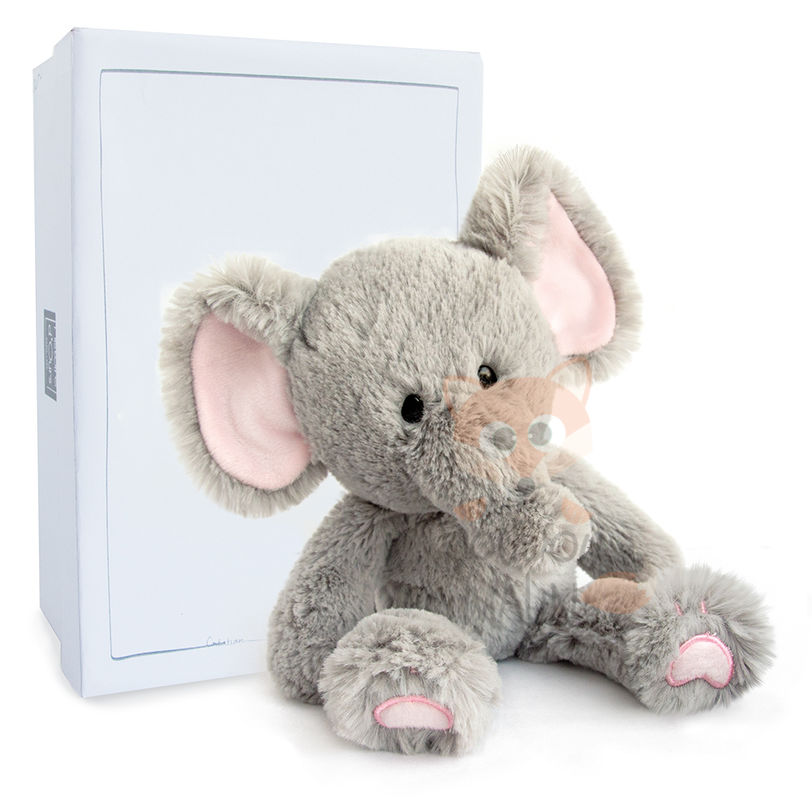  choubis peluche éléphant gris 